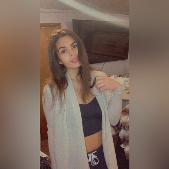 C by Bloomingdale’s Open cashmere cardigan - Picture 3 of 3